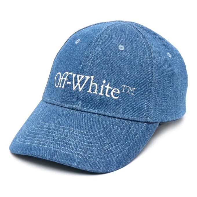 Gorra Off-White con logotipo bordado