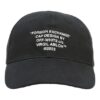 Gorra Off-White para hombre con estampado de letras en negro