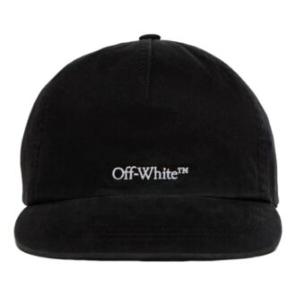 Gorra Off-White para hombre con logotipo bordado en negro