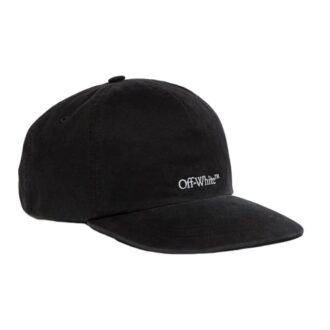 Gorra Off-White para hombre con logotipo bordado en negro