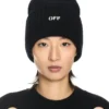 Gorro holgado Stamp negro