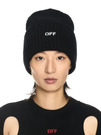 Gorro holgado Stamp negro