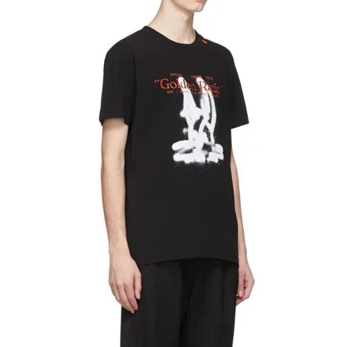 Harry the Bunny C/O Virgil Abloh Hombre Negro Cartoon Slim Negro