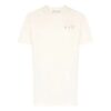 Hombre Off-White x Browns 50 Logo cruzado estampado Cuello redondo Pantalones Cortos Versión estándar Blanco