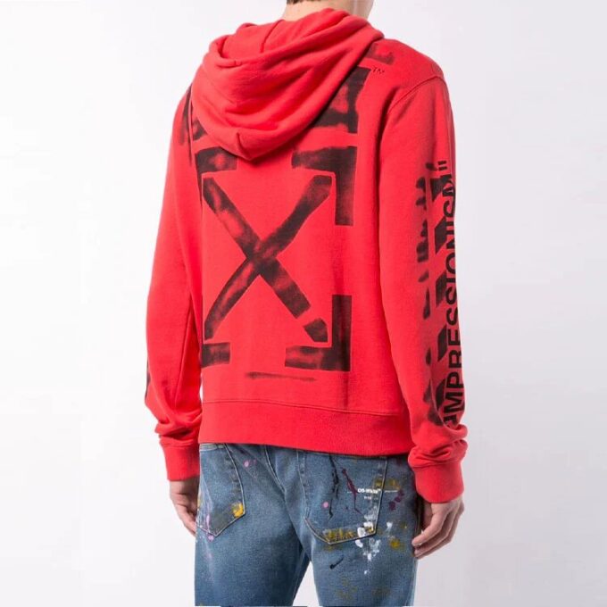 HOMBRE SS19 Virgil Abloh Diag Stencil Rojo