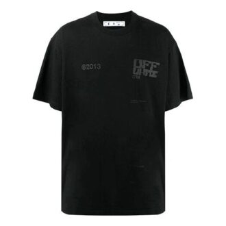 Hombre SS21 Tech Marker Logo Negro