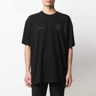Hombre SS21 Tech Marker Logo Negro