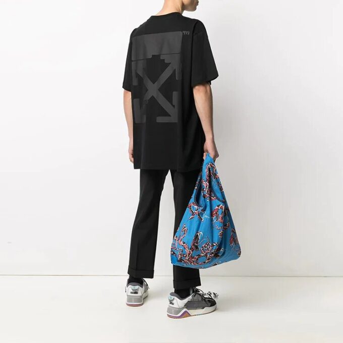 Hombre SS21 Tech Marker Logo Negro