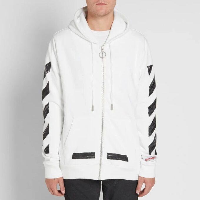 Jersey Arrows Sketch Zipper de corte normal