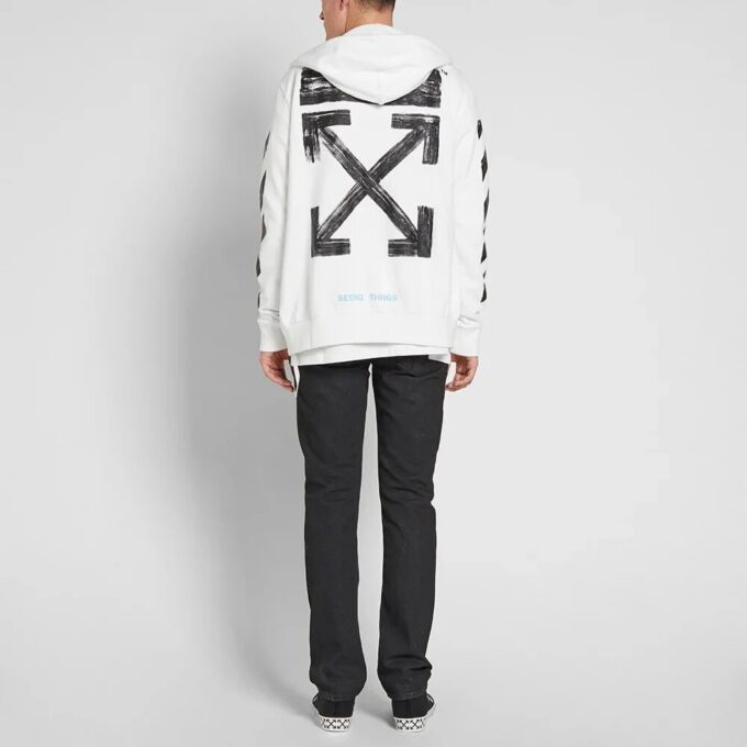 Jersey Arrows Sketch Zipper de corte normal