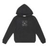 Jersey con capucha bordado FW20 para hombre, negro