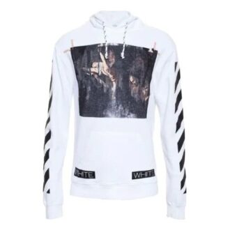 Jersey con capucha Caravaggio para hombre, blanco