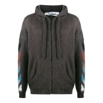 Jersey con capucha de punto Arrow para hombre, gris