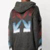 Jersey con capucha de punto Arrow para hombre, gris