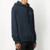 Jersey con capucha holgado con estampado de logotipo FW20 para hombre, gris