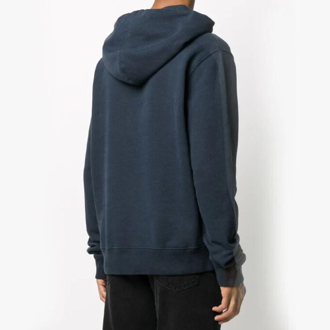 Jersey con capucha holgado con estampado de logotipo FW20 para hombre, gris