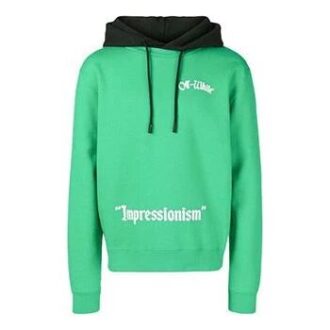 Jersey con capucha verde SS19 Verde