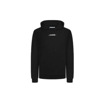 Jersey con capucha y estampado de Arrows para hombre, negro, FW20