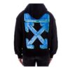 Jersey con capucha y estampado de Arrows para hombre, negro, FW20