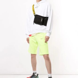 Jersey con capucha y estampado de logotipo FW20 para hombre, blanco