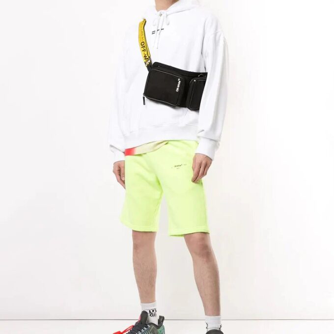 Jersey con capucha y estampado de logotipo FW20 para hombre, blanco