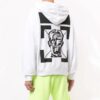 Jersey con capucha y estampado de logotipo FW20 para hombre, blanco