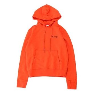 Jersey con capucha y estampado de logotipo FW20 para hombre, naranja