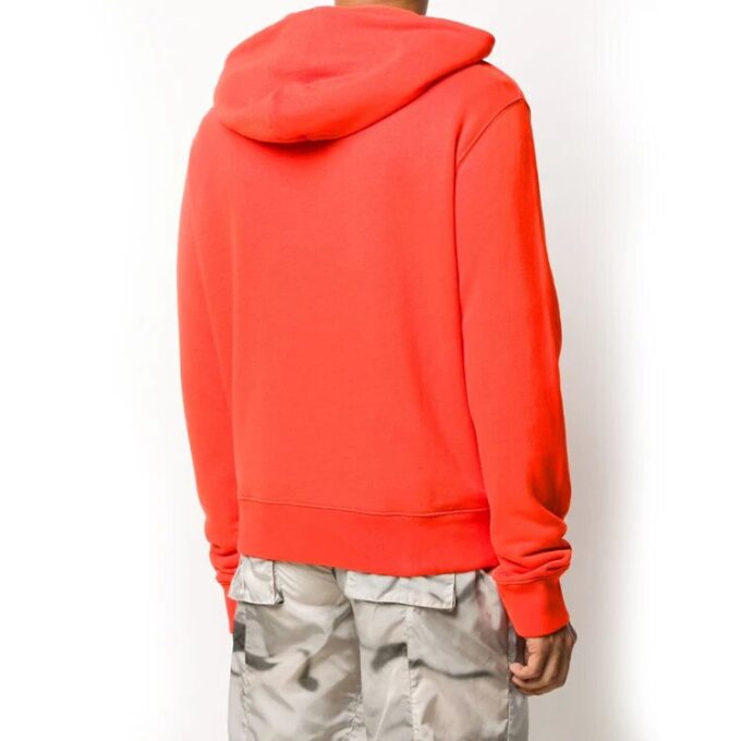 Jersey con capucha y estampado de logotipo FW20 para hombre, naranja