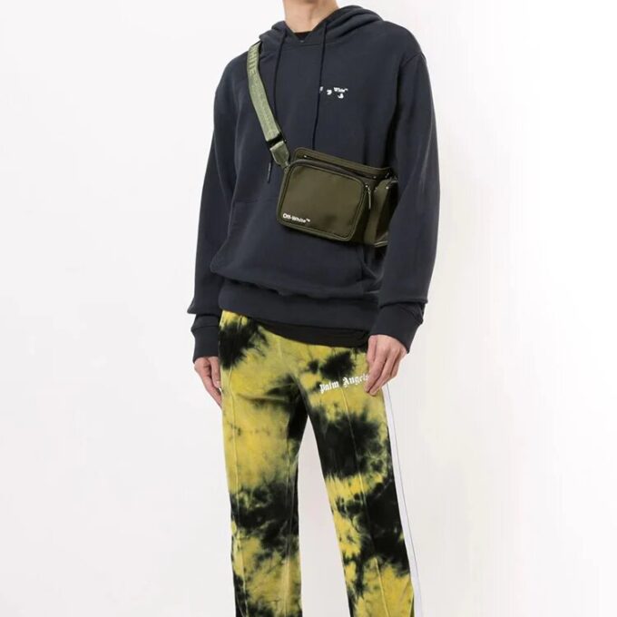 Jersey con capucha y estampado del logotipo para hombre, negro