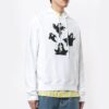 Jersey con capucha y estampado fantasma FW20 para hombre, blanco