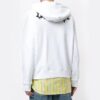 Jersey con capucha y estampado fantasma FW20 para hombre, blanco