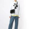 Jersey con capucha y estampado fantasma FW20 para hombre, blanco