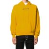 Jersey con capucha y estampado FW20 Workers para hombre, amarillo