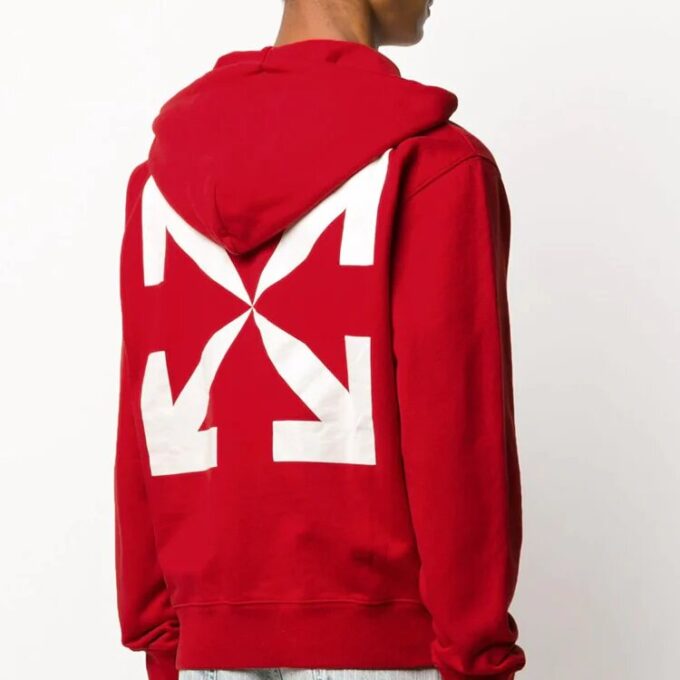 Jersey con capucha y estampado Pascal FW20 para hombre, rojo