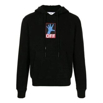 Jersey con capucha y logo FW21, manga larga, negro
