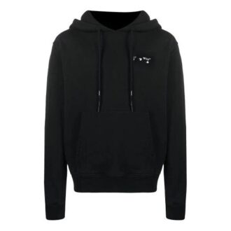 Jersey con capucha y logo impreso FW20 para hombre, negro