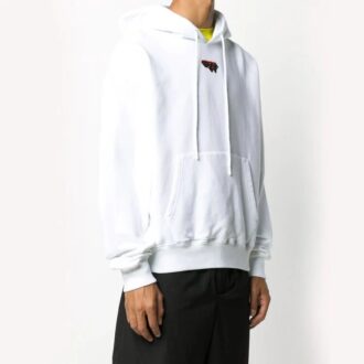 Jersey con capucha y logotipo FW20 para hombre, blanco