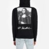 Jersey con cremallera y logotipo Mona Lisa para hombre SS19