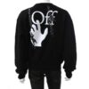 Jersey con estampado de grafitis pintados a mano FW20 para hombre, negro
