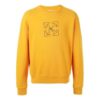 Jersey con estampado de logotipo divertido amarillo