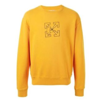 Jersey con estampado de logotipo divertido amarillo