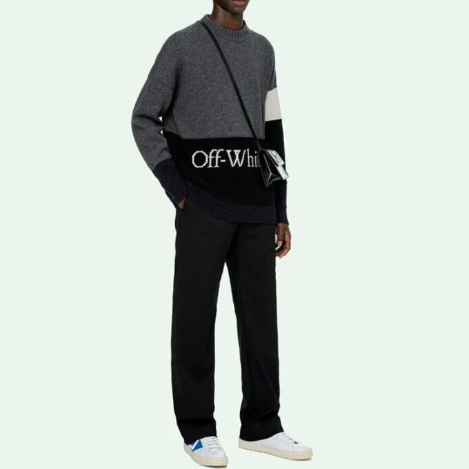 Jersey con estampado de logotipo FW20 para hombre, gris