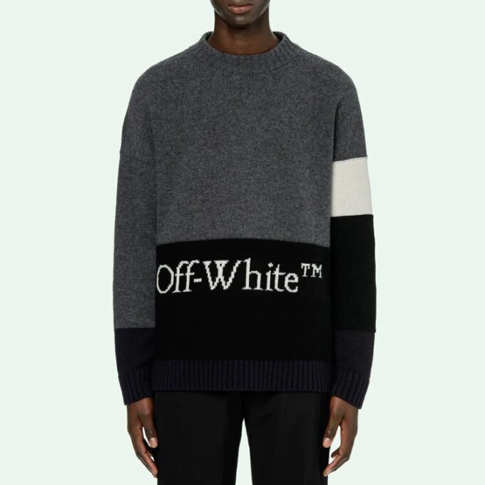 Jersey con estampado de logotipo FW20 para hombre, gris