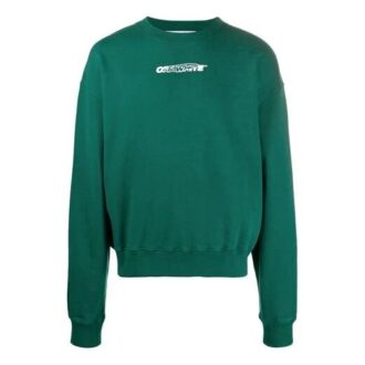 Jersey con estampado de logotipo FW20 para hombre, verde