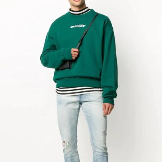 Jersey con estampado de logotipo FW20 para hombre, verde