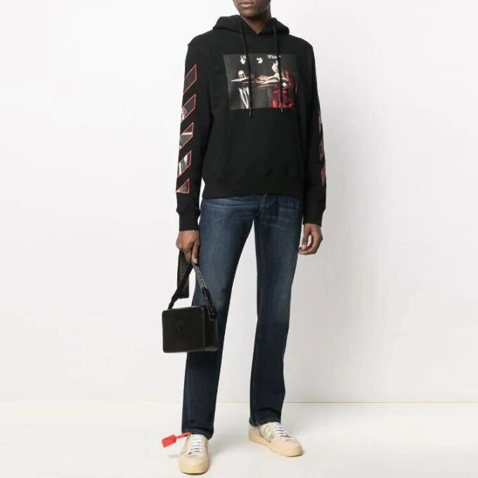 Jersey con estampado de logotipo FW21, versión estándar, negro
