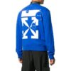 Jersey con estampado del logotipo «Cut Here» azul