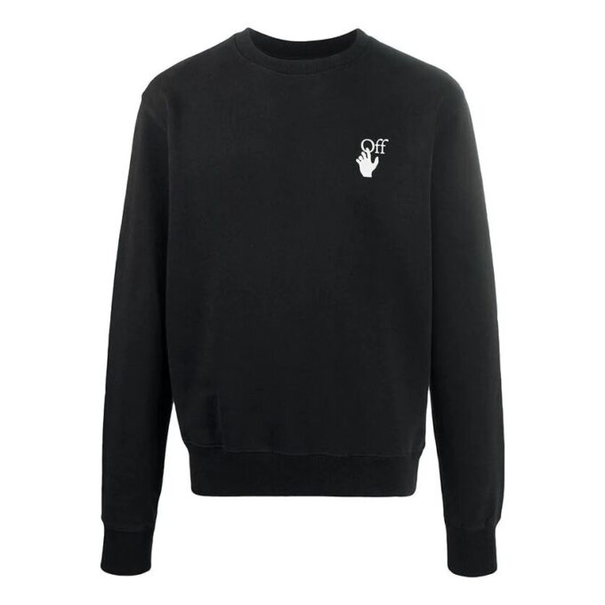 Jersey con estampado del logotipo «Cut Here» Negro