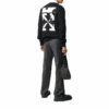Jersey con estampado del logotipo «Cut Here» Negro