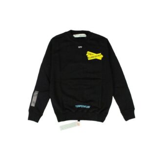 Jersey con gráfico Fire Tape Negro/Amarillo